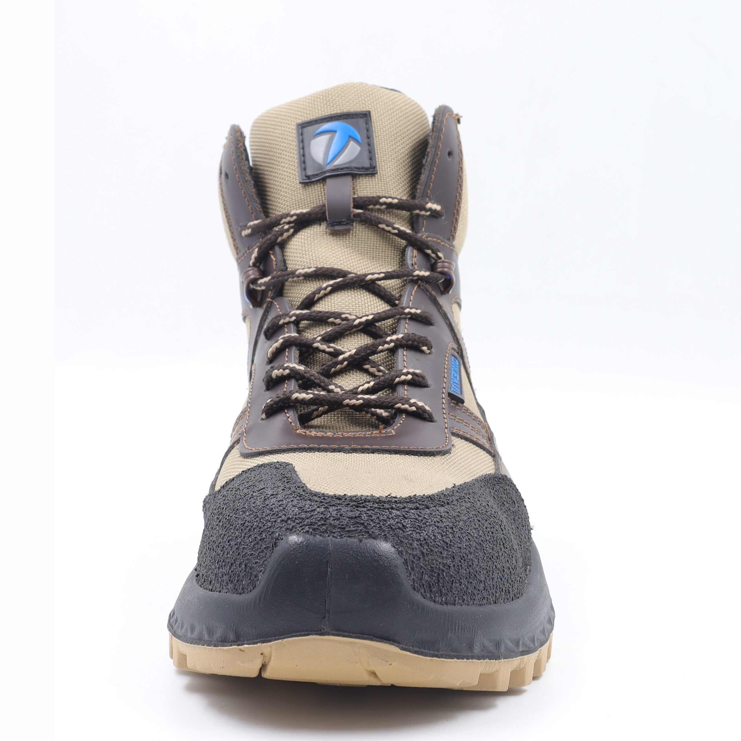 Bota industrial con puntera premium TRT 330 CAFÉ  X MALLA BEIGE - Imagen 3