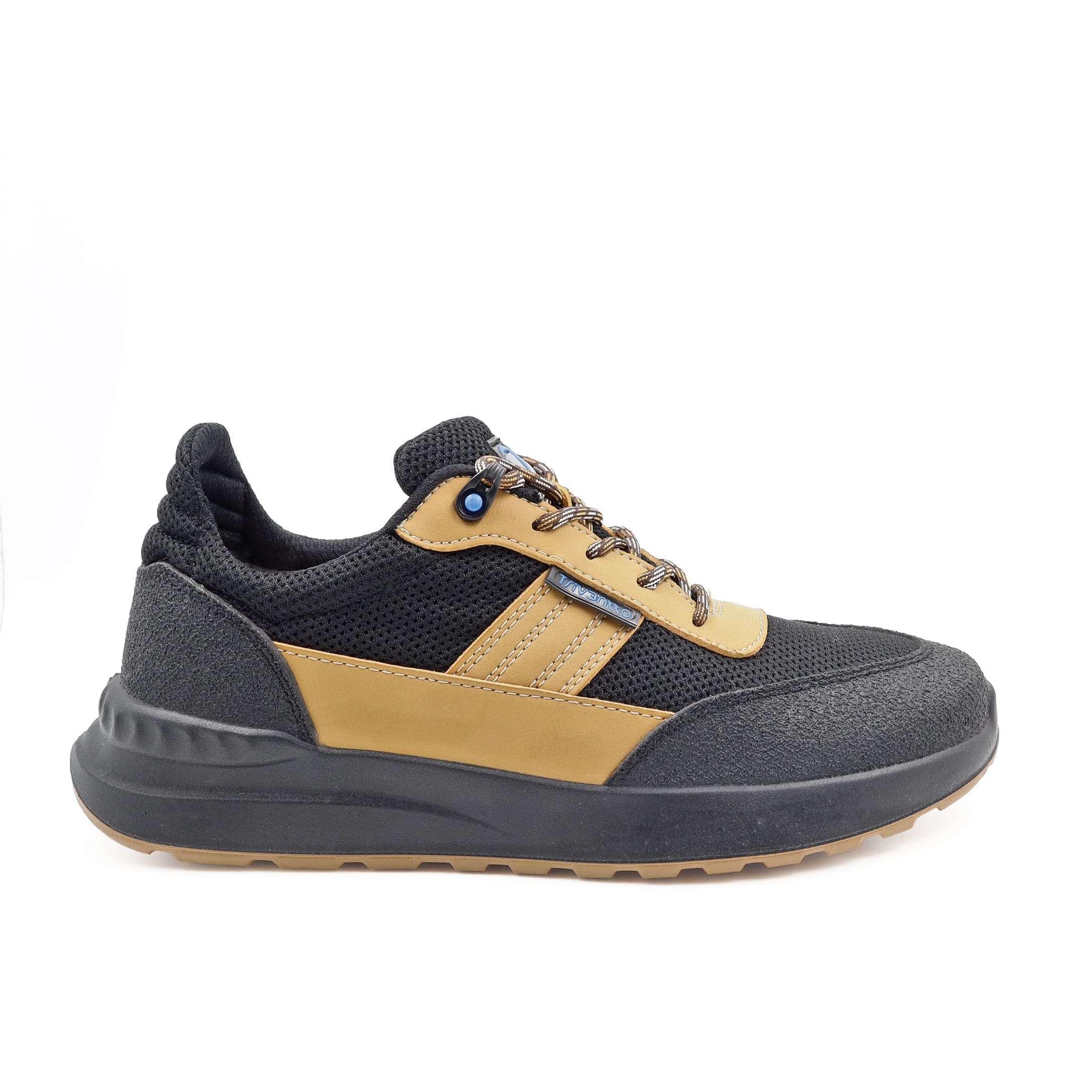 Zapato industrial micro Power Premium TRT 810 ASFALTO ORO X MALLA NEGRA - Imagen 3