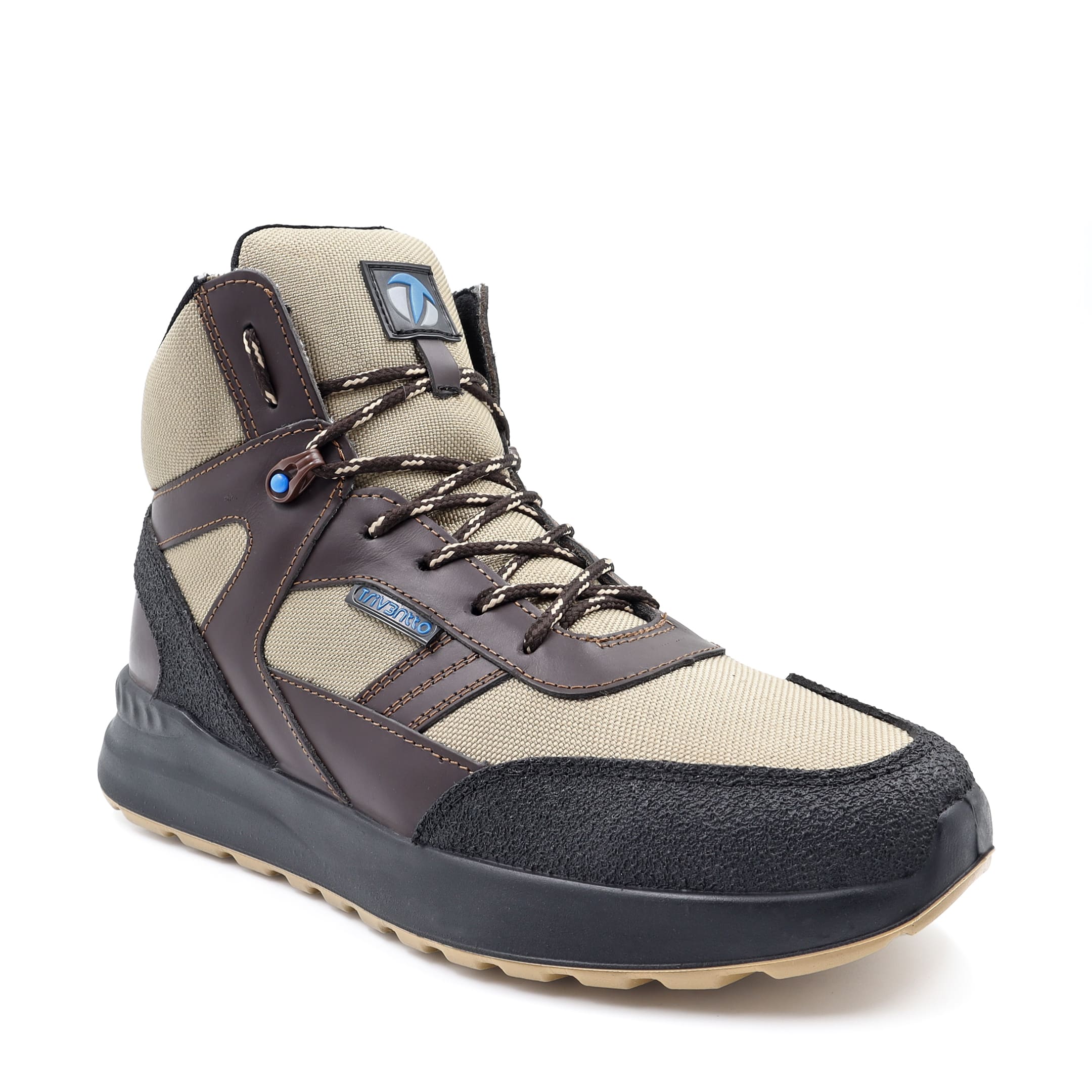 Bota industrial micro power Hombre TRT 820 ASFALTO BEIGE X CAFÉ